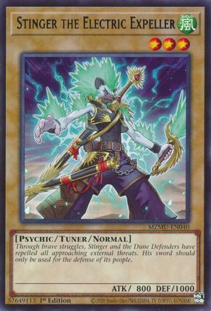 Image of Stinger the Electric Expeller (MZMU-EN040) - Maze of Muertos 1st Edition