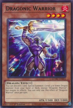 Image of Dragonic Warrior (MZMU-EN043) - Maze of Muertos 1st Edition