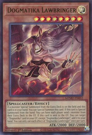 Image of Dogmatika Lawbringer (MZMU-EN052) - Maze of Muertos 1st Edition