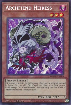 Image of Archfiend Heiress (MZMU-EN066) - Maze of Muertos 1st Edition