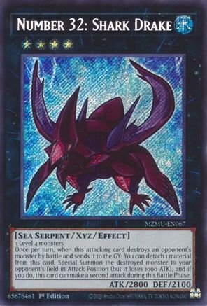 Image of Number 32: Shark Drake (MZMU-EN067) - Maze of Muertos 1st Edition