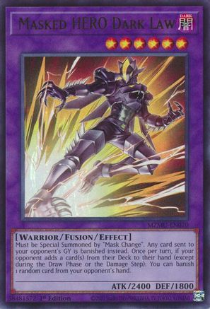 Image of Masked HERO Dark Law (MZMU-EN070) - Maze of Muertos 1st Edition