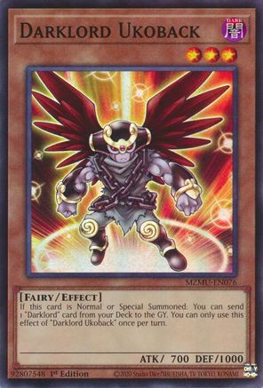Image of Darklord Ukoback (MZMU-EN076) - Maze of Muertos 1st Edition