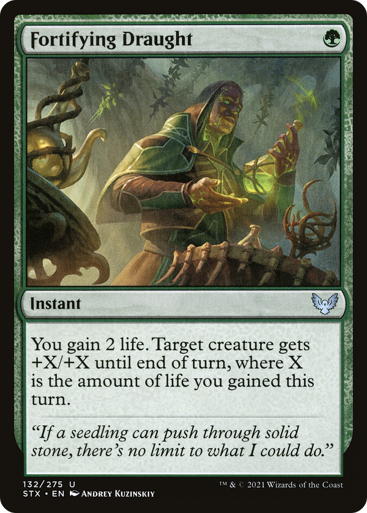 Image of Fortifying Draught (STX-132) - Strixhaven: School of Mages
