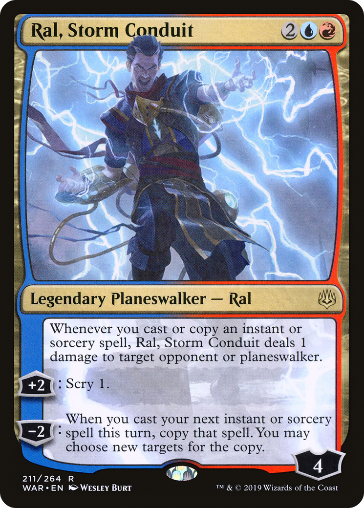 Image of Ral, Storm Conduit (WAR-211) - War of the Spark Foil