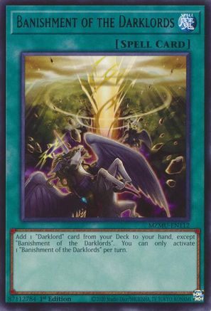 Image of Banishment of the Darklords (MZMU-EN112) - Maze of Muertos 1st Edition