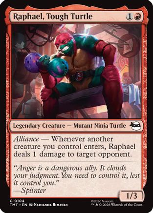 Image of Raphael, Tough Turtle (TMT-104) - Teenage Mutant Ninja Turtles