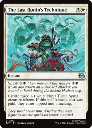 Image of The Last Ronin's Technique (TMT-012) - Teenage Mutant Ninja Turtles