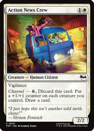 Image of Action News Crew (TMT-001) - Teenage Mutant Ninja Turtles