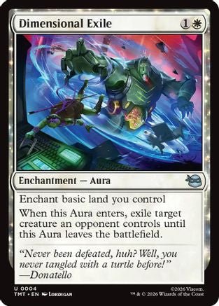 Image of Dimensional Exile (TMT-004) - Teenage Mutant Ninja Turtles Foil