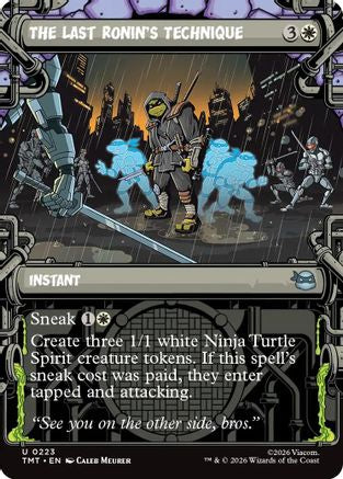 Image of The Last Ronin's Technique (Showcase) (TMT-223) - Teenage Mutant Ninja Turtles