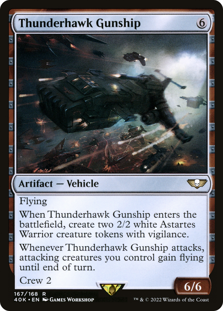 Image of Thunderhawk Gunship (40K-167) - Warhammer 40,000 Commander