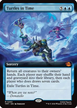 Image of Turtles in Time (Extended Art) (TMT-263) - Teenage Mutant Ninja Turtles