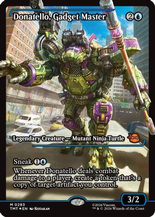 Image of Donatello, Gadget Master (Showcase) (TMT-283) - Teenage Mutant Ninja Turtles Foil
