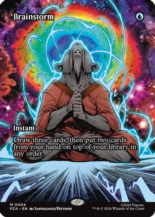 Image of Brainstorm (Borderless) (PZA-004) - Teenage Mutant Ninja Turtles Eternal-Legal