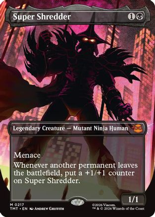 Image of Super Shredder (Borderless) (TMT-217) - Teenage Mutant Ninja Turtles