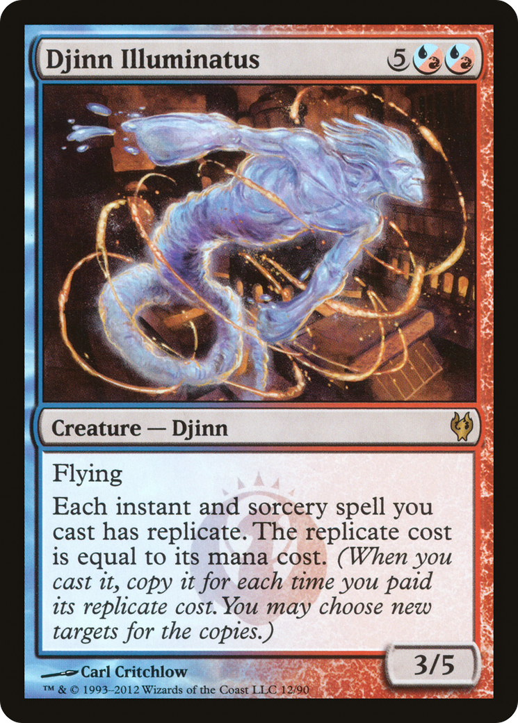 Image of Djinn Illuminatus (DDJ-012) - Duel Decks: Izzet vs. Golgari