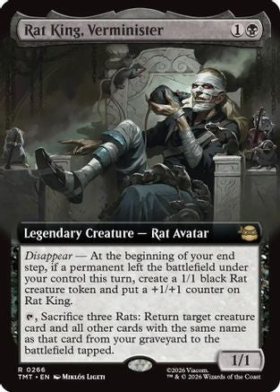 Image of Rat King, Verminister (Extended Art) (TMT-266) - Teenage Mutant Ninja Turtles