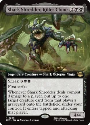 Image of Shark Shredder, Killer Clone (Extended Art) (TMT-268) - Teenage Mutant Ninja Turtles
