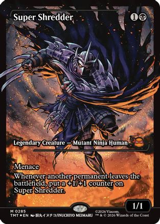 Image of Super Shredder (Showcase) (TMT-285) - Teenage Mutant Ninja Turtles Foil