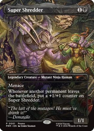 Image of Super Shredder (Borderless) (UMP-001) - Unique and Miscellaneous Promos