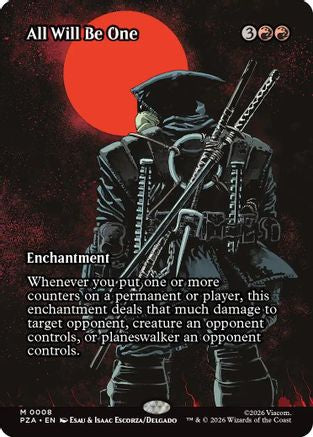 Image of All Will Be One (Borderless) (PZA-008) - Teenage Mutant Ninja Turtles Eternal-Legal Foil