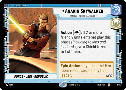 Image of Anakin Skywalker - Protect Her At All Costs (2/84) - Twin Suns