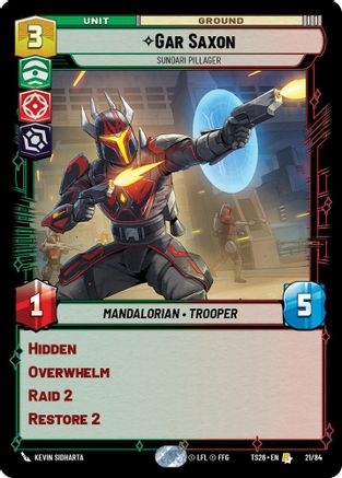 Image of Gar Saxon - Sundari Pillager (21/84) - Twin Suns