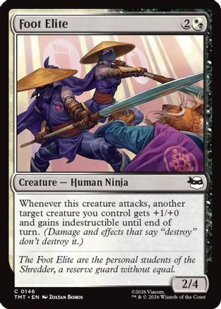 Image of Foot Elite (TMT-146) - Teenage Mutant Ninja Turtles Foil