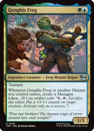 Image of Genghis Frog (TMT-148) - Teenage Mutant Ninja Turtles Foil