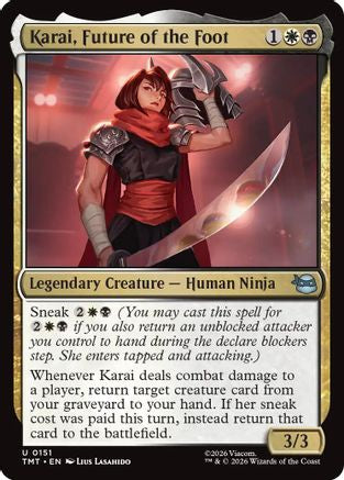 Image of Karai, Future of the Foot (TMT-151) - Teenage Mutant Ninja Turtles Foil