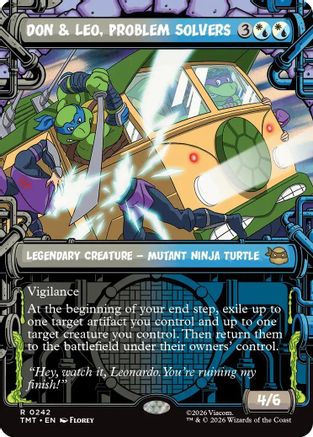 Image of Don & Leo, Problem Solvers (Showcase) (TMT-242) - Teenage Mutant Ninja Turtles