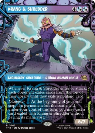 Image of Krang & Shredder (Showcase) (TMT-245) - Teenage Mutant Ninja Turtles