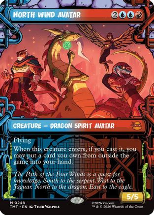 Image of North Wind Avatar (Showcase) (TMT-248) - Teenage Mutant Ninja Turtles Foil