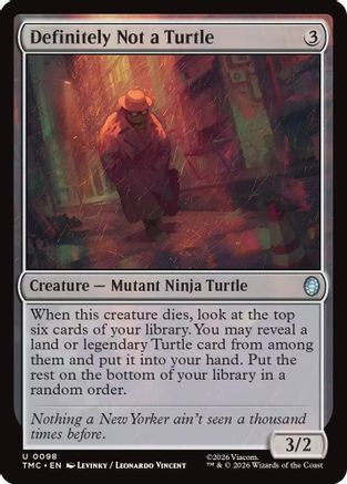 Image of Definitely Not a Turtle (TMC-098) - Commander: Teenage Mutant Ninja Turtles