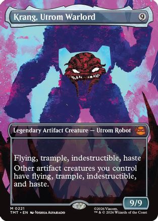Image of Krang, Utrom Warlord (Borderless) (TMT-221) - Teenage Mutant Ninja Turtles