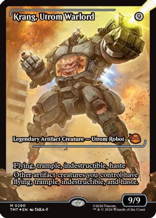 Image of Krang, Utrom Warlord (Showcase) (TMT-290) - Teenage Mutant Ninja Turtles Foil