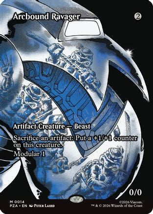 Image of Arcbound Ravager (Borderless) (PZA-136) - Teenage Mutant Ninja Turtles Eternal-Legal Foil