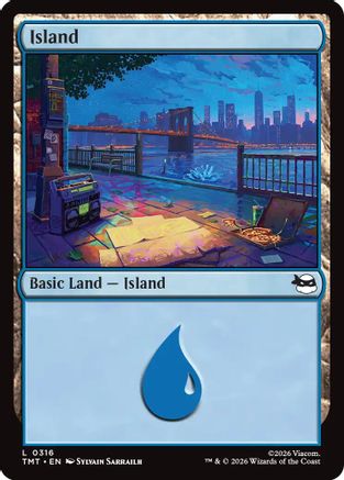Image of Island (0316) (TMT-316) - Teenage Mutant Ninja Turtles Foil