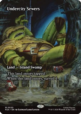 Image of Undercity Sewers (Borderless) (PZA-020) - Teenage Mutant Ninja Turtles Eternal-Legal