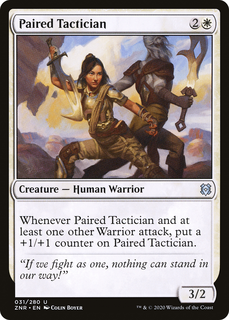 Image of Paired Tactician (ZNR-031) - Zendikar Rising