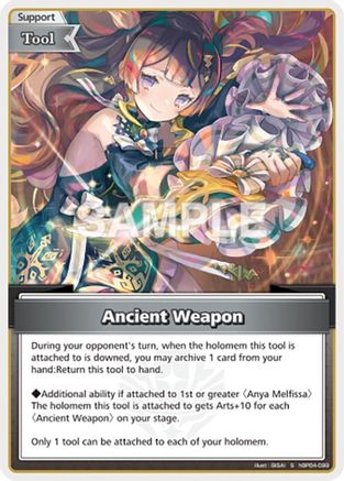 Image of Ancient Weapon (S) (hBP04-099) - Curious Universe Foil