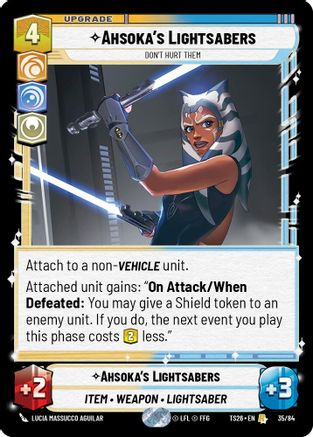 Image of Ahsoka's Lightsabers (35/84) - Twin Suns
