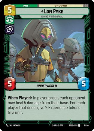 Image of Lom Pyke - Making a Withdrawal (51/84) - Twin Suns