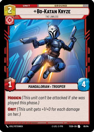 Image of Bo-Katan Kryze - The Lawless (65/64) - Twin Suns