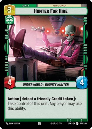 Image of Hunter for Hire (156/264) - A Lawless Time