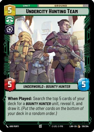 Image of Undercity Hunting Team (138/264) - A Lawless Time