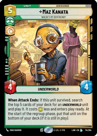Image of Maz Kanata - Where's My Boyfriend? (74/264) - A Lawless Time