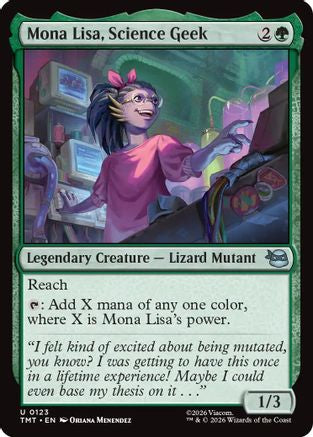Image of Mona Lisa, Science Geek (TMT-123) - Teenage Mutant Ninja Turtles