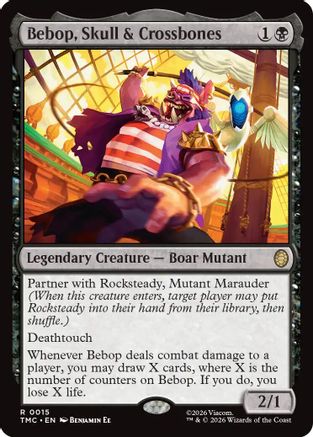 Image of Bebop, Skull & Crossbones (TMC-015) - Commander: Teenage Mutant Ninja Turtles